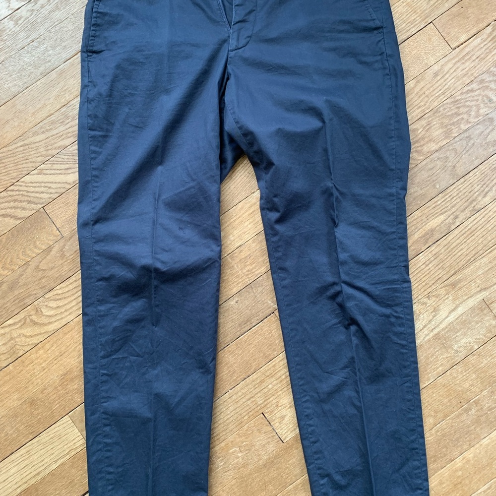 Uniqlo Blue Chinos Modern Fit Durable Design